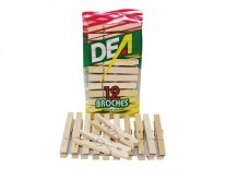 [00109020010] BROCHES DE MADERA DEA 12 unid