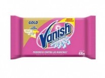 [5432] JABON BARRA VANISH ROSA 75g ROPA DELICAD