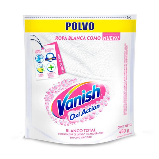 [7010] VANISH POLVO BLANCO DOY PACK 450