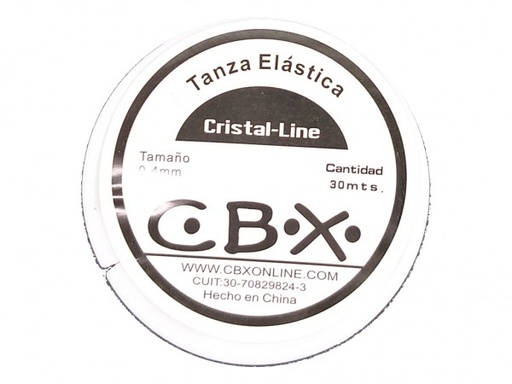 [TANZA100] TANZA ELASTICA 0.40 x30mts