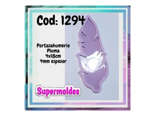 [1294] MOLDES SILICONA PLUMA 48x4.5cm