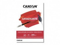 [400110380] BLOCK ACRILICO/OLEO 290g A4 GRADUATE