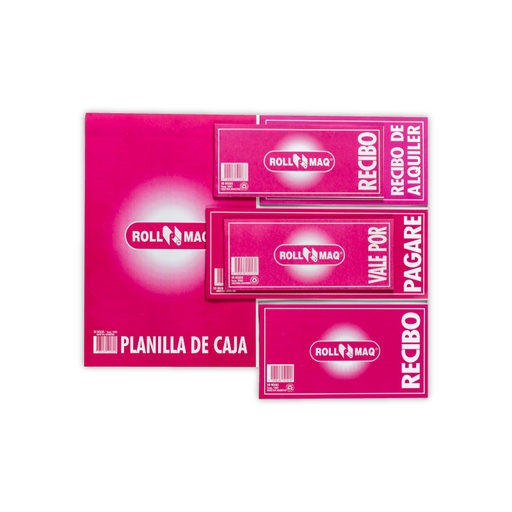 [RE1002] RECIBO ROLL MAQ 1002 40 HOJAS