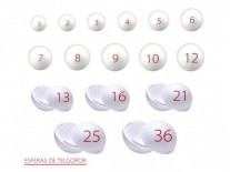 [TE/21] ESFERAS TELGOPOR N21 21cm DIAM HUECA