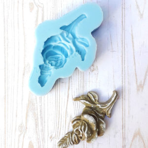 [MSC040] MOLDES SILICONA ROSA CON TALLO