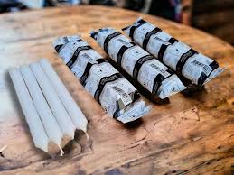 [VT120/4] VELAS LARGAS BLANCA x4unid (corte de luz)