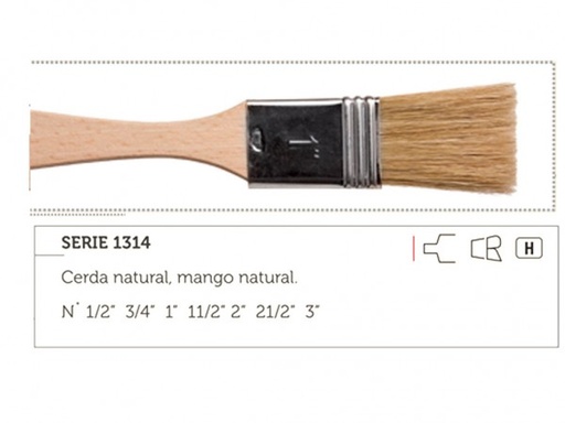 [P1314/1-5] PINCELETA CASAN 1314 1 1/2" CERDA