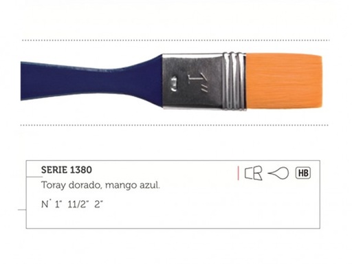 [P1380/1-2] PINCELETA CASAN 1380/1 1/2 SINTETICO