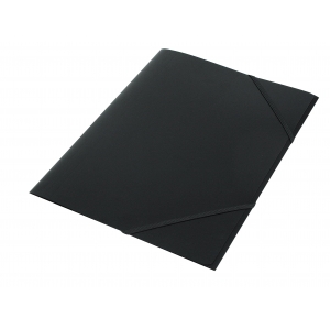 [76400] CARPETA A4 PLASTICA ELASTICO NEGRO