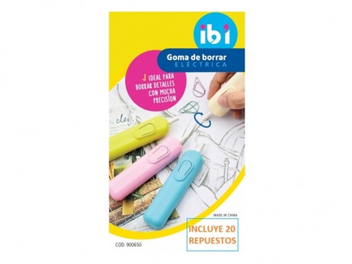 [297050] GOMA ELECTRICA DE BORRAR LAPIZ+20 REPUES