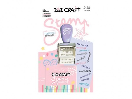 [841603] STAMP SET TEACHER ESPAÑOL SELLO+ALMOHAD