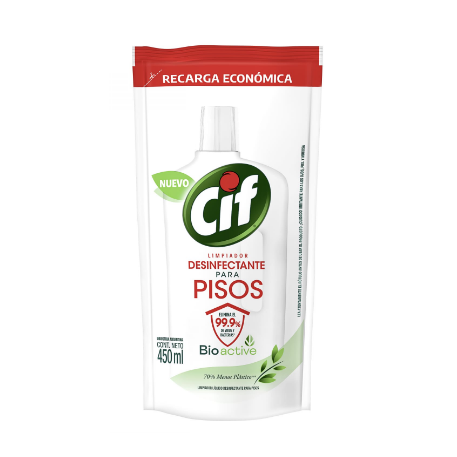 [32985] LIMPIADOR CIF DESINFECTANTE PISOS ORIGINAL 450cc