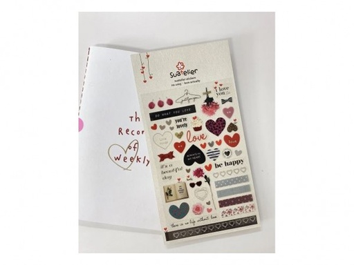 [65202] STICKER PVC 10x19cm LOVE ACTUALLY