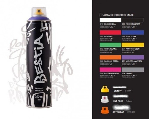 [1080091392] AEROSOL BESTIA VIOLETA AMATISTA 392g