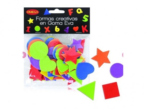 [250806] GOMA EVA FORMAS GEOMETRICAS x60unid AUTO