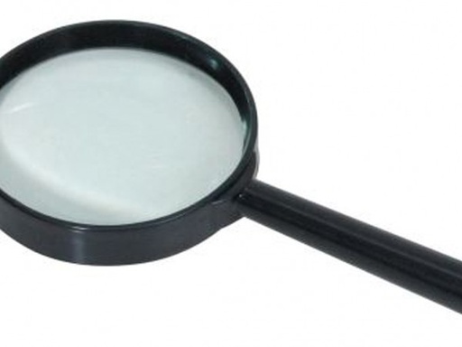 [550600] LUPA DE CRISTAL ARO PLASTICO 50mm