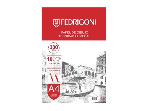 [640989] BLOCK ACUARELA 300g A4 10H