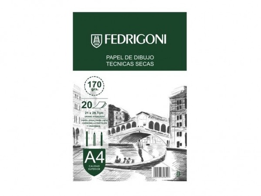 [640991] BLOCK DIBUJO 170g A4 20H PAPEL RUGOSO