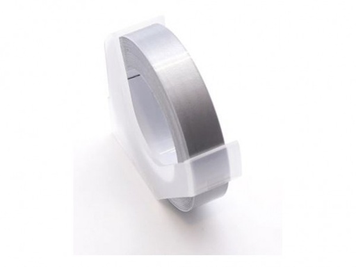 [800622] CINTA PARA ROTULAR MOTEX PLATA 9mmx3Mts