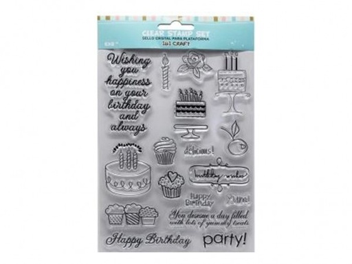 [841204] SELLOS SILICONADO CRISTAL 6X8 PARTY