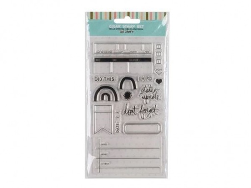 [841308] SELLOS SILICONADO CRISTAL 3x7cm ORGANIZE