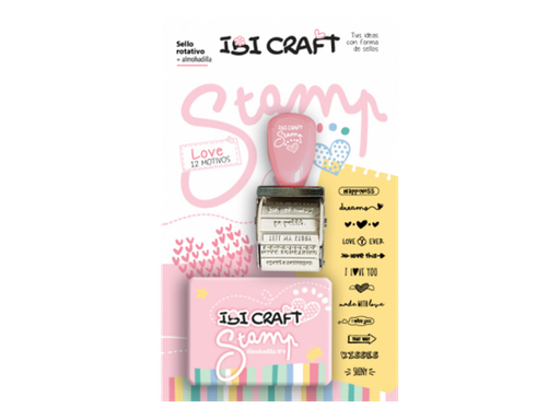 [841602] STAMP SET LOVE (SELLO + ALMOHADILLA)