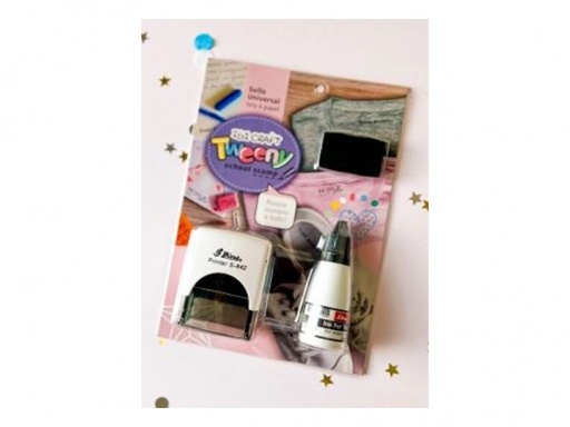 [841610] STAMP SET SCHOOL (SELLOS+ALMOHA+TINTA)