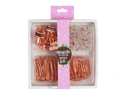 [120102] SET IBI TENDANCE CLIP/CHIN/BIND GOLD ROS
