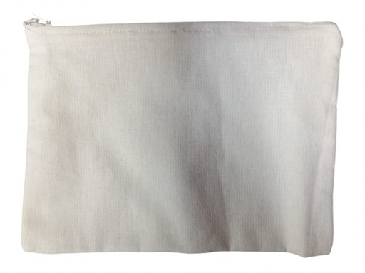 [ES011] CARTUCHERA LIENZO C/CIERRE 15x25cm