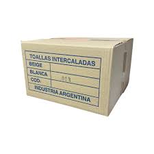 [T471] TOALLAS INTERCALADAS 20X24 BEIGE 1000unid