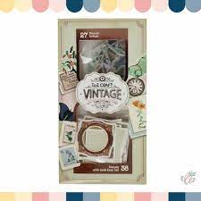 [600885] BOX IBICRAFT DIE CUTS 180g/96g VELLUM VINTAGE