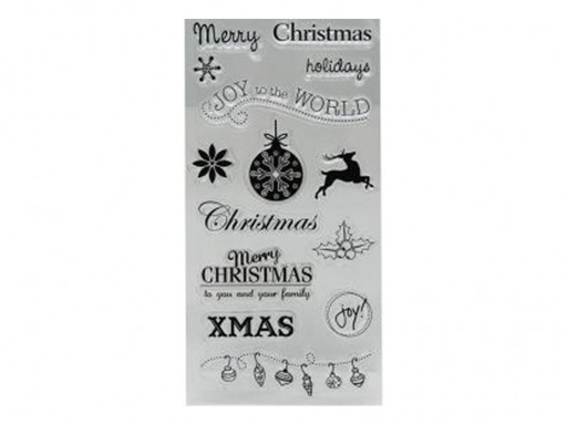 [841302] SELLOS SILICONADO CRISTAL 4x8cm NAVIDAD