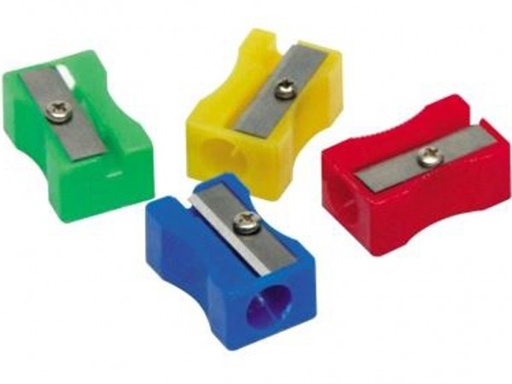 [820056] SACAPUNTAS ESCOLAR PLASTICO C/U