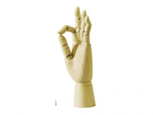 [57186] MANO ARTICULADA FEMENINA IZQ 25 CM