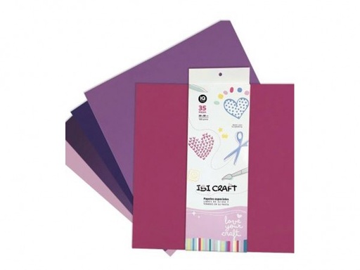 [600804] PAPEL SCRAP 30X30CM 160GRS 35 H ROSA