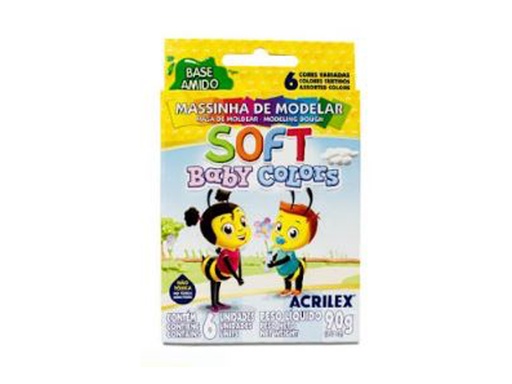 [07370] MASAS PARA MODELAR SOFT BABY PAST 6 COL